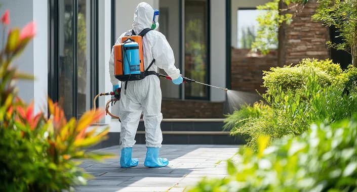 Technicien Ratokil réalisant un diagnostic antiparasitaire